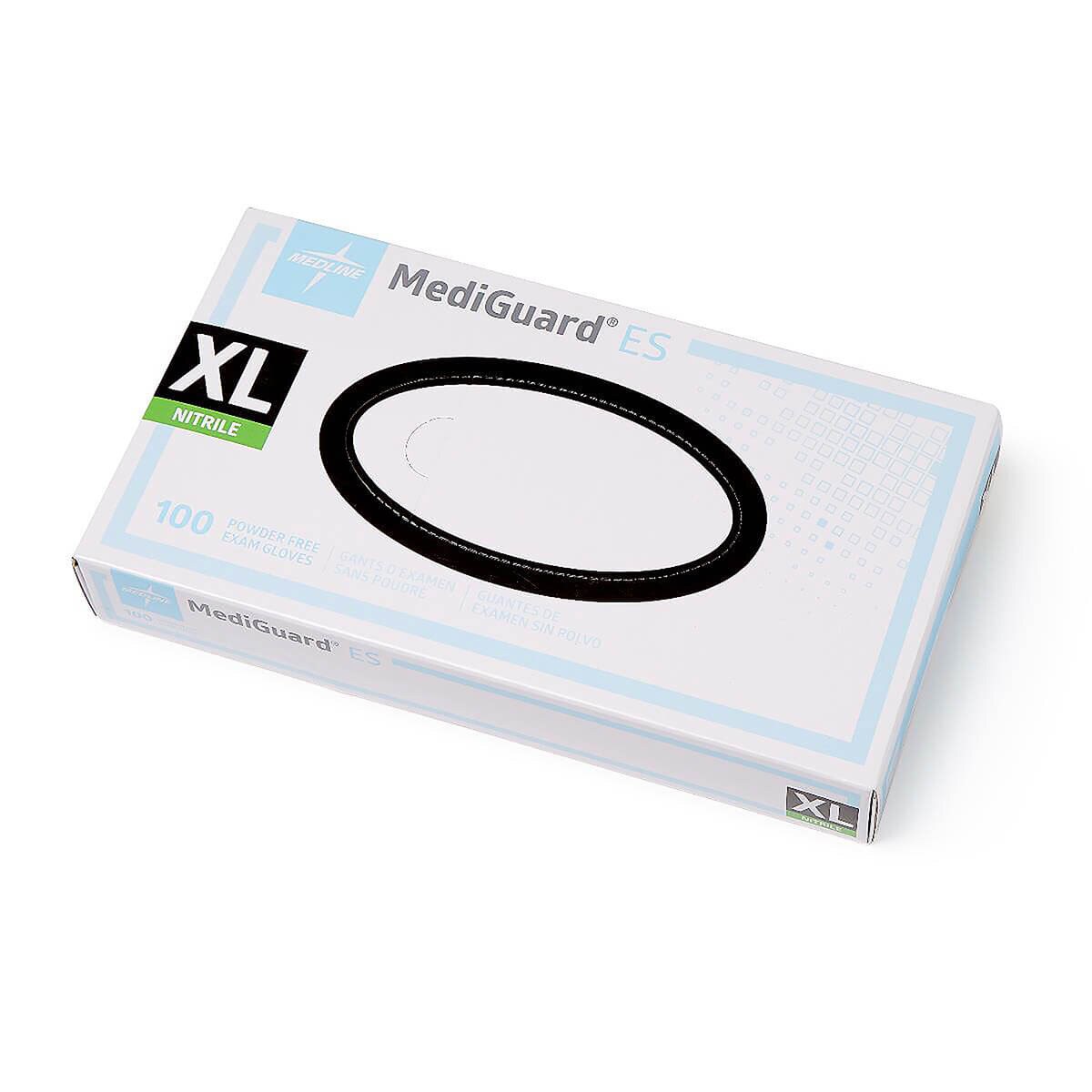 Medline MediGuard ES chemo-rated nitrile exam gloves, extra-large 100-count box